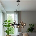 Pendant lamp Radom smoky, H40-135х52x48cm, G9x12, 5W(MAX)
