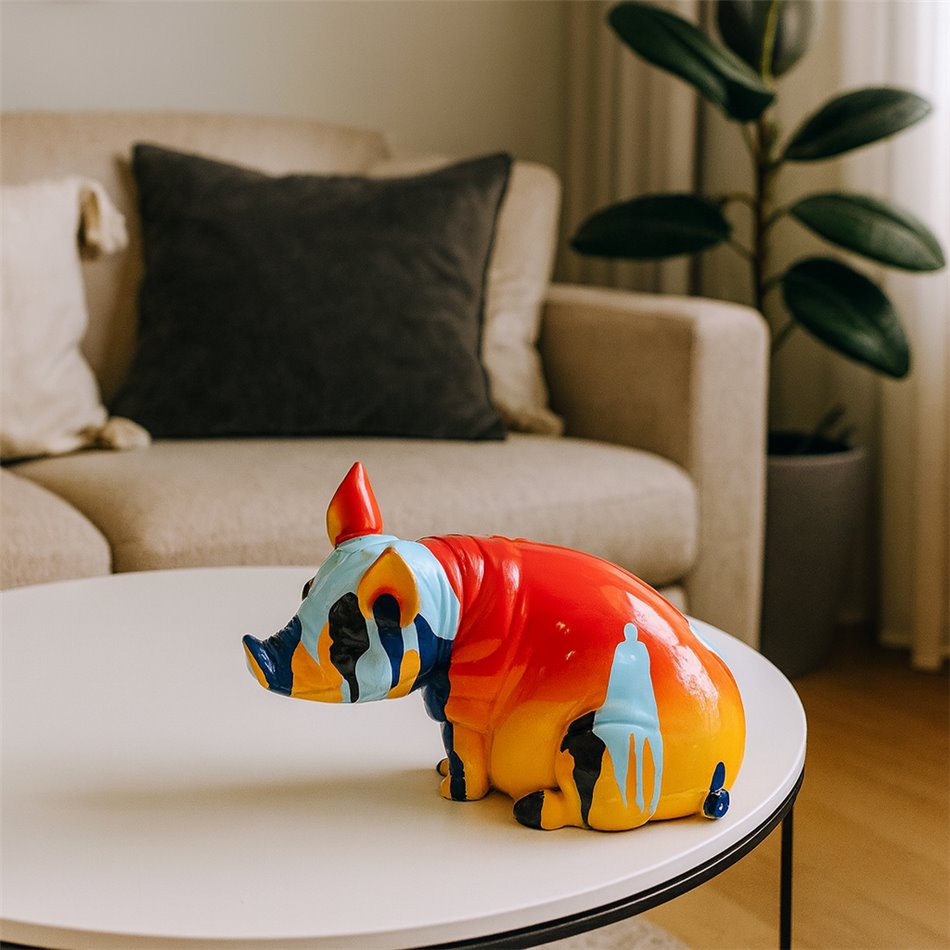 Money bank Sitting Pig, H12.5x17x11cm