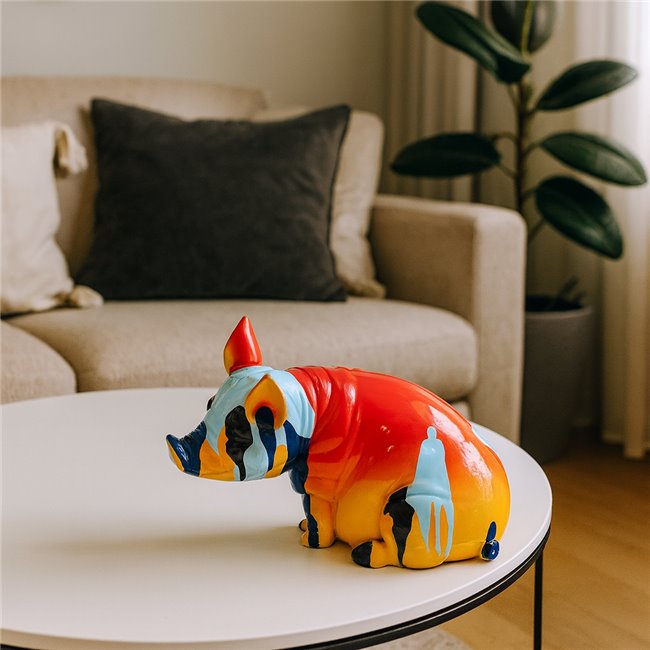 Money bank Sitting Pig, H12.5x17x11cm