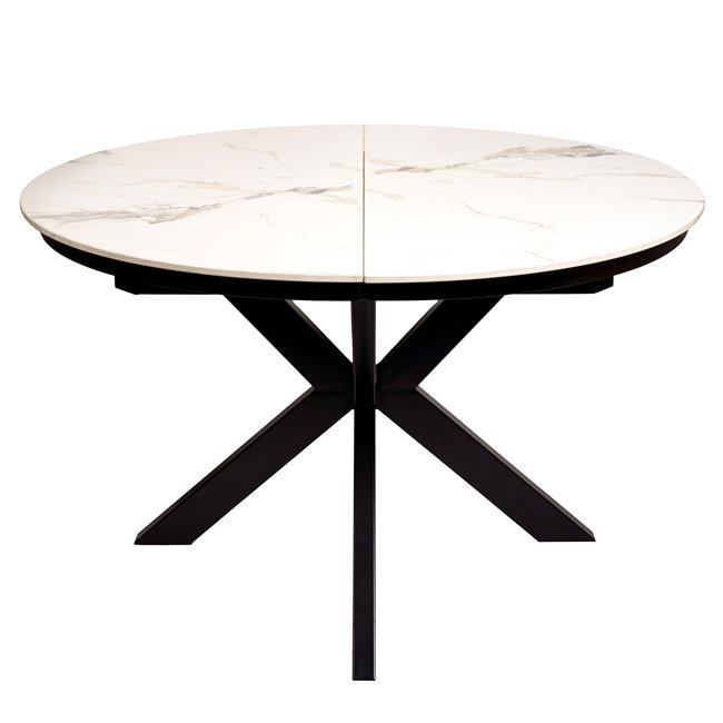 Extendable dining table Beltimoro,12mm ceramic top, 120-160x80cm H77cm