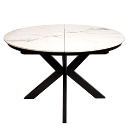 Extendable dining table Beltimoro,12mm ceramic top, 120-160x80cm H77cm