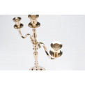 Candle holder Verena, champagne gold colour, 40x30cm