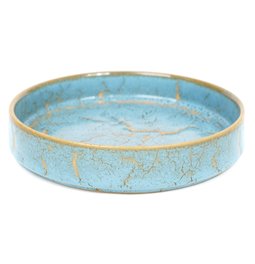 Bowl Scratch Blue, brown/blue, porcelain, D20.3cm H4cm