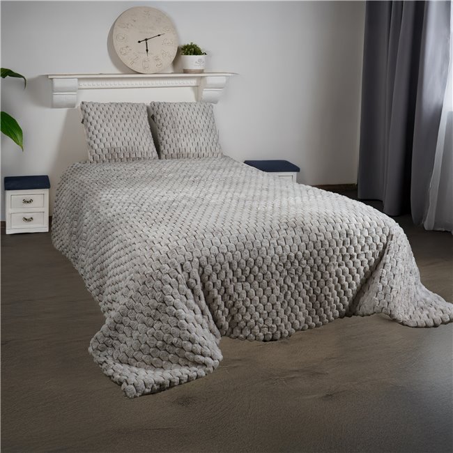 Bed cover Egypt, grey, 160x220cm