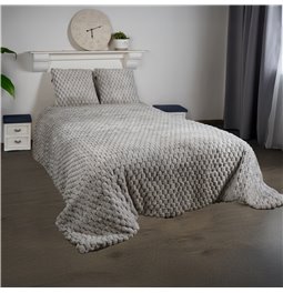 Bed cover Egypt, grey, 160x220cm
