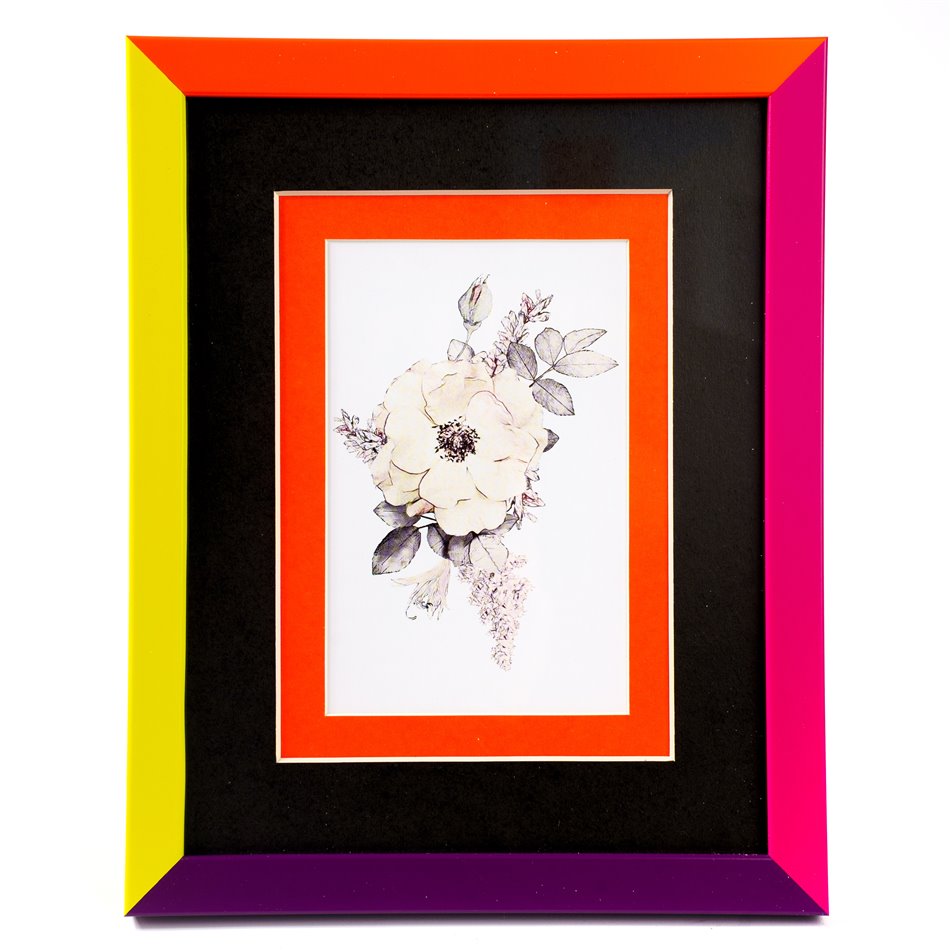 Photo frame Kally colored, 10x15cm photograph, H25.5x20.5x11.5cm