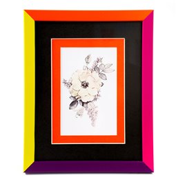 Photo frame Kally colored, 10x15cm photograph, H25.5x20.5x11.5cm