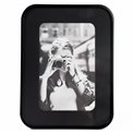 Photo frame Kamilla, black, 10x15cm photograph, H19.5x14.5x9cm