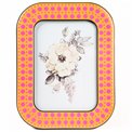 Photo frame Kira, yellow/pink, 13x18cm photograph, H23x18x13cm