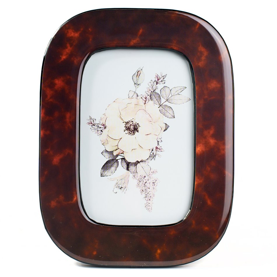 Photo frame Klaids, brown, 10x15cm photograph, H20.5x15.5x9cm