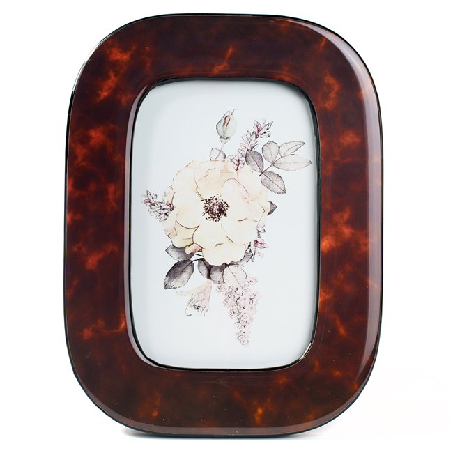Photo frame Klaids, brown, 10x15cm photograph, H20.5x15.5x9cm