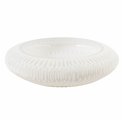 Decorative tray Dandy, white, H8cm, D30.5cm