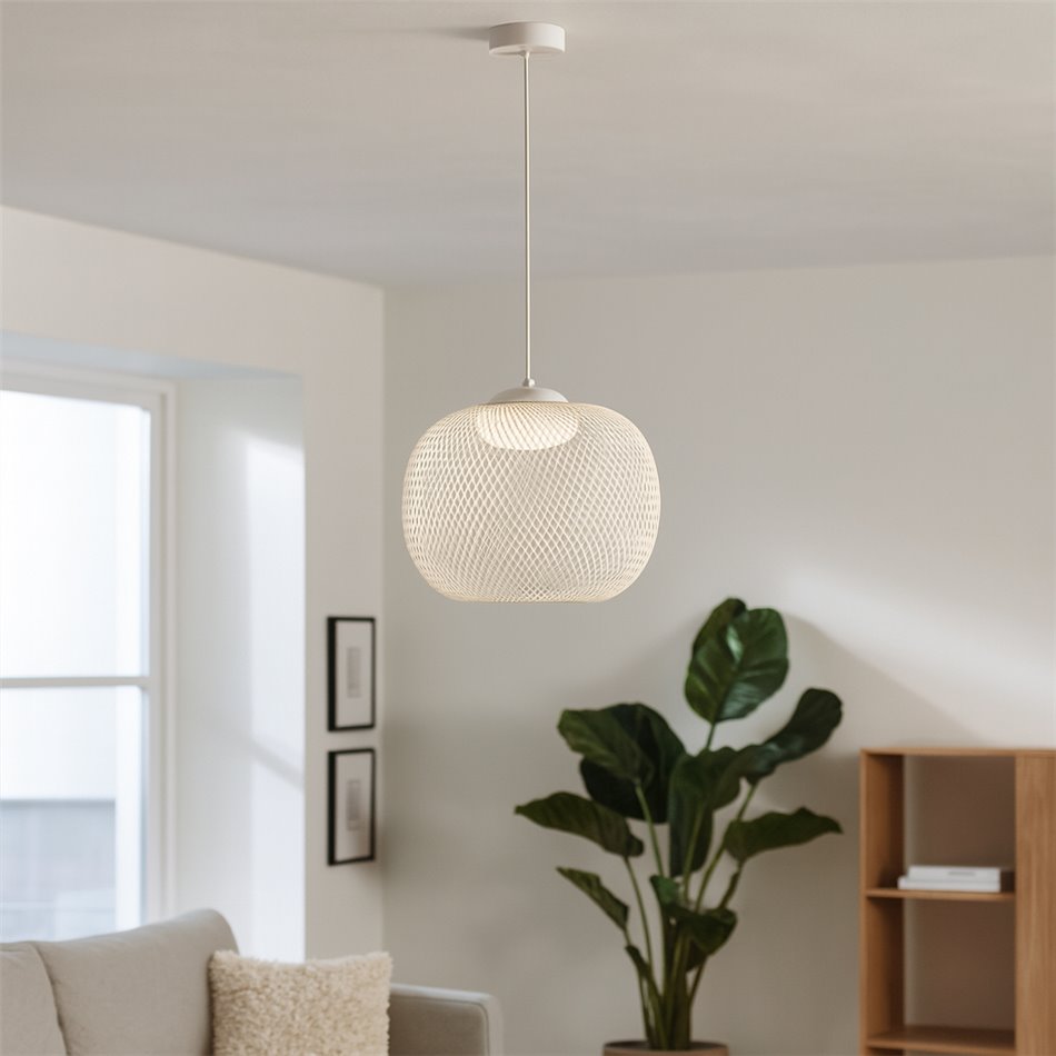 Подвесной светильник Mariolla A, белый, LEDx8W, 3000K, H40-130cm, D35cm