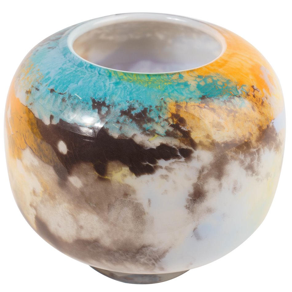 Vase Delvine L, glass, H19cm, D23cm