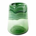 Vase Doria M, glass, green, H27  D19.5cm