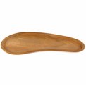Acacia wood plate Frisolino, H1.5x32.5x12cm