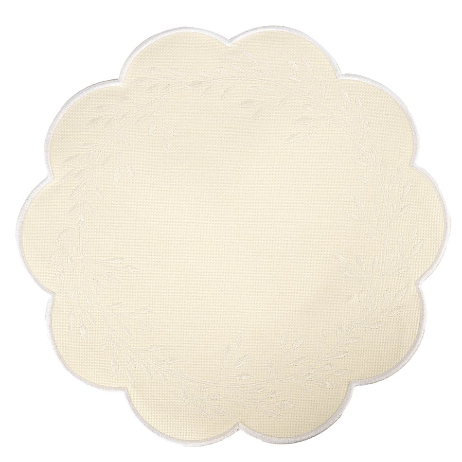 Placemat Paderno 1, beige, D38cm