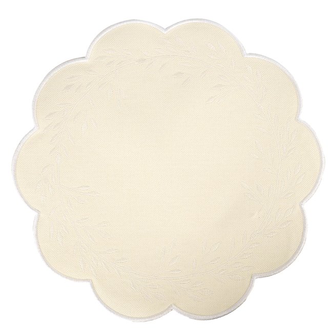 Placemat Paderno 1, beige, D38cm