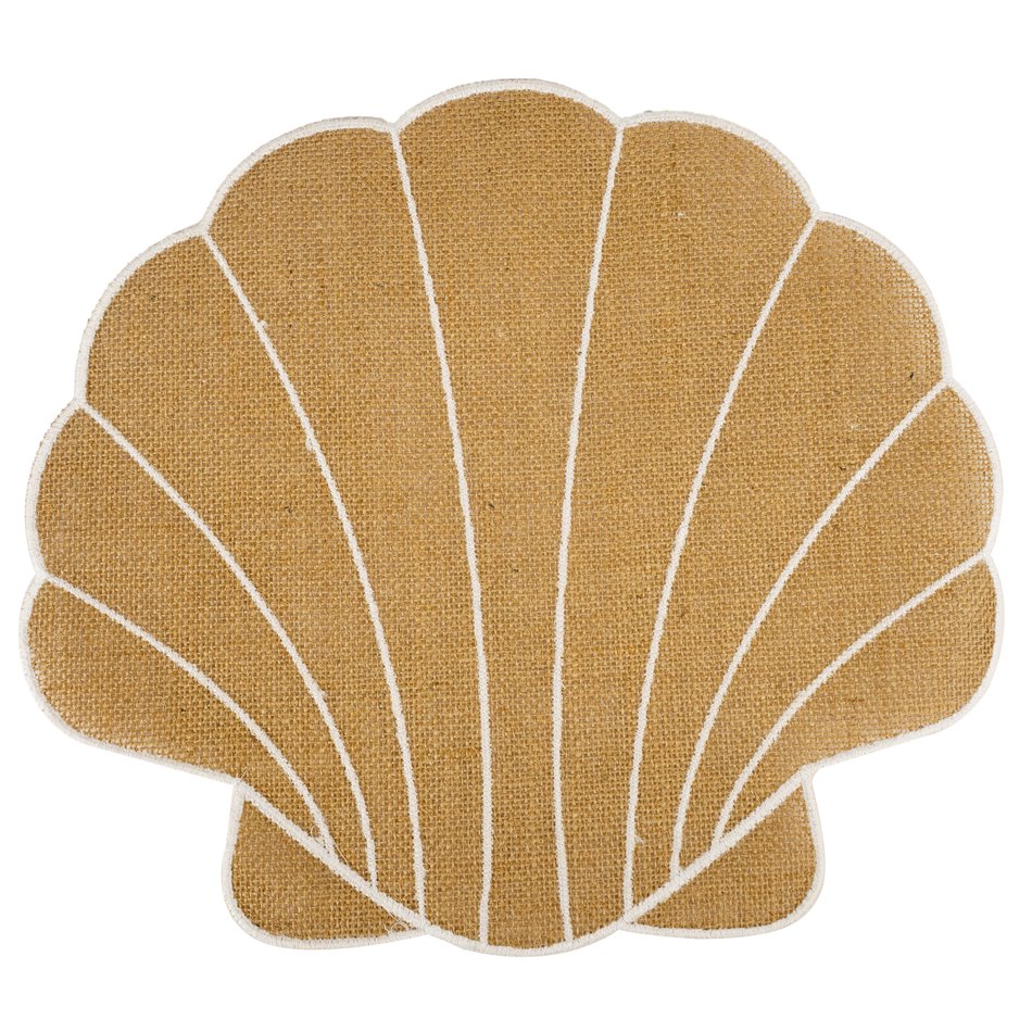 Placemat Palatto, sand color, D38cm