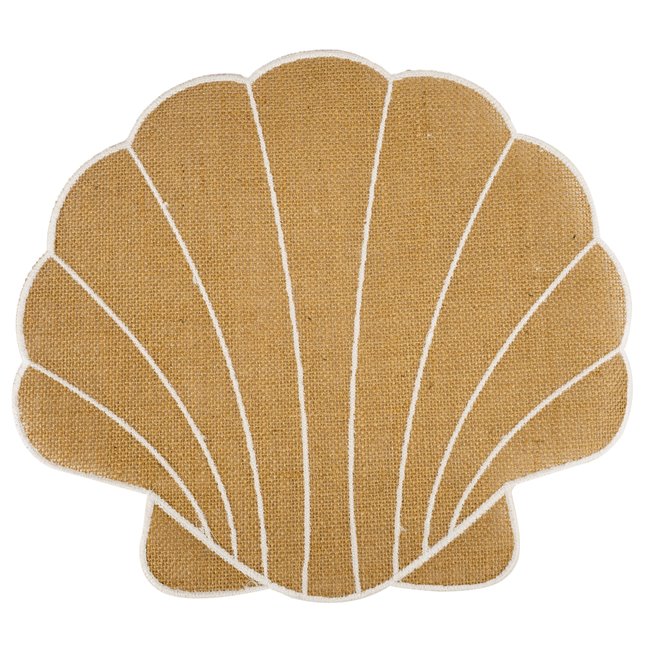 Placemat Palatto, sand color, D38cm