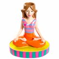 Vase Yoga Lady M, multi, H20x16.5x10cm