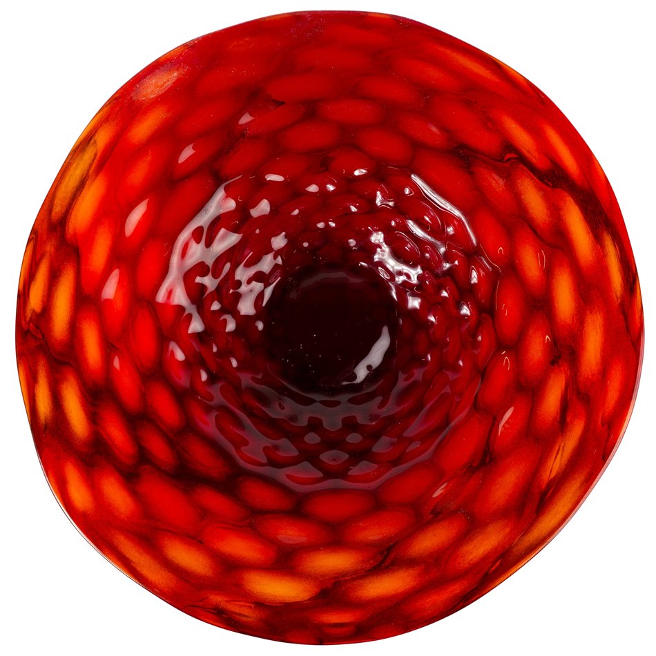 Decorative tray Deli Blue, H8cm, D40cm