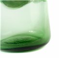 Vase Doria M, glass, green, H27cm, D19.5cm