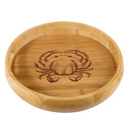 Bambukinis padėklas CRAB, H4.8cm, D32.5cm