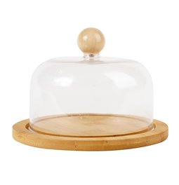 Бамбуковая посуда Frinbruk с крышкой, H11cm, D16cm
