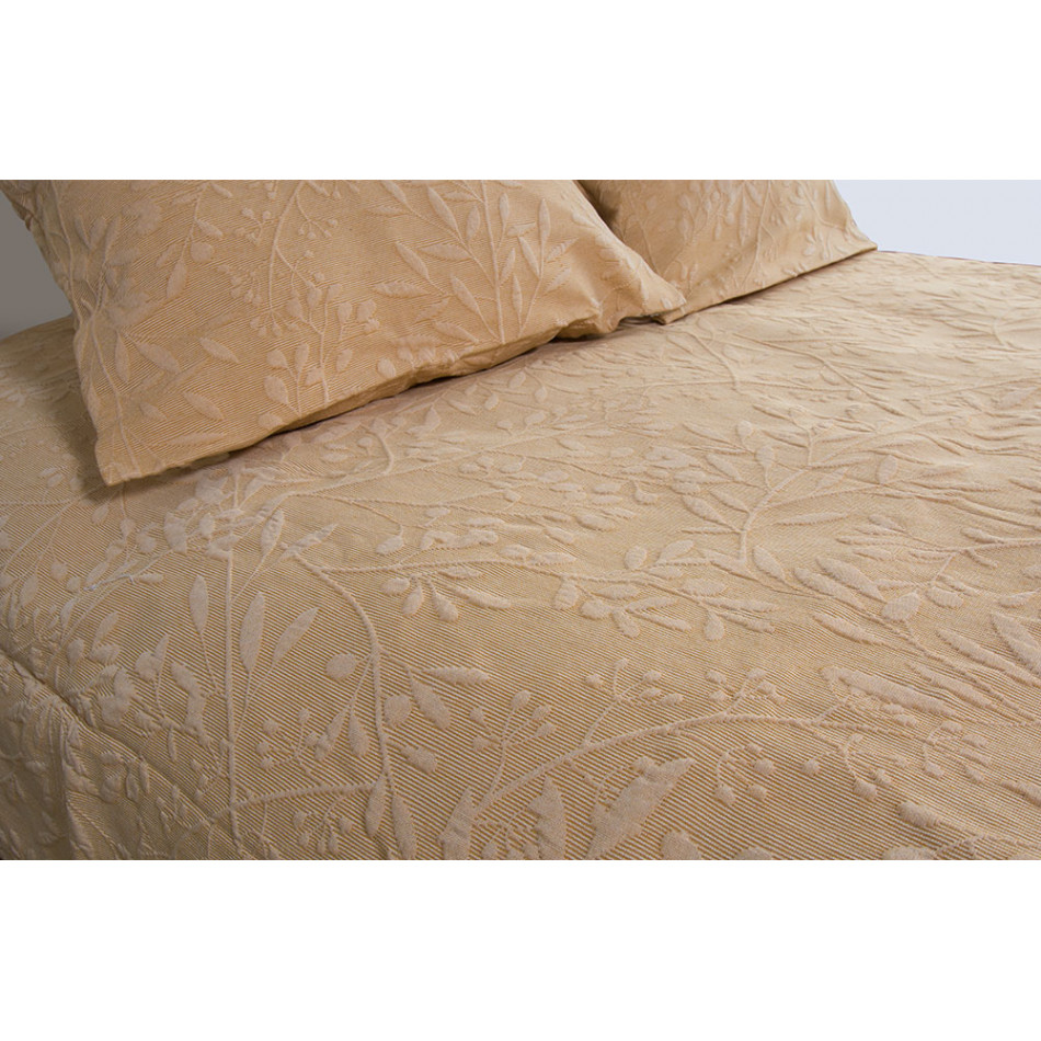 Bed cover Grain, sand colour, 220x260cm