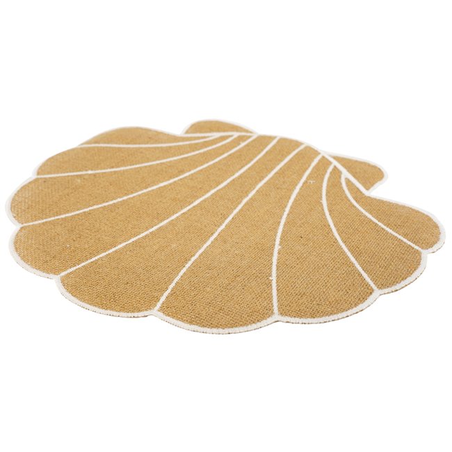 Placemat Palatto, sand color, D38cm