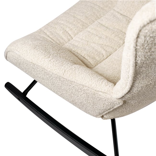 Кресло-качалка Amadeus YFM045-6-K, бежевый, H97x76x103cm, высота сиденья 42cm