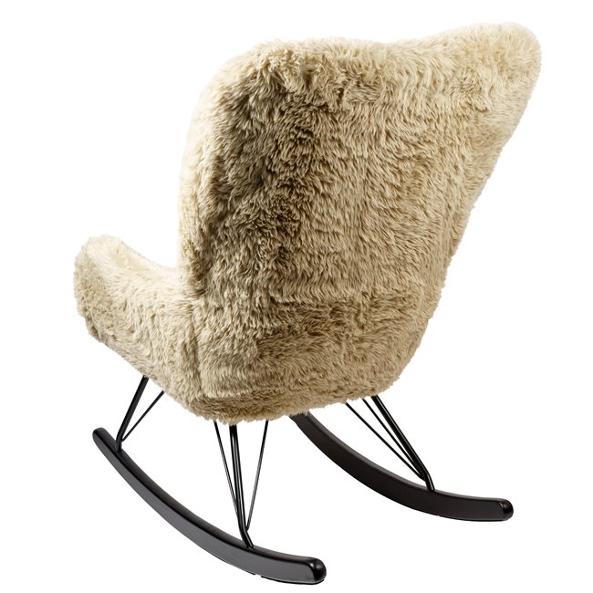 Кресло-качалка Amoretto YFDR-2-K, серо-коричневый, H104x69x101cm, высота сиденья 47cm