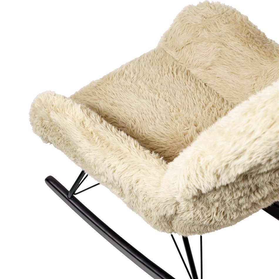 Кресло-качалка Amoretto YFDR-2-K, серо-коричневый, H104x69x101cm, высота сиденья 47cm