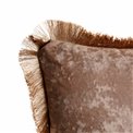 Decorative pillow Jumis, mauve, velvet, 50x50cm
