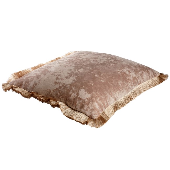 Decorative pillow Jumis, mauve, velvet, 50x50cm