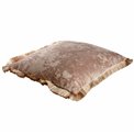 Decorative pillow Jumis, mauve, velvet, 50x50cm
