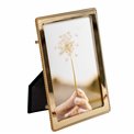 Photo frame Kaira, gold color, 10x15cm photograph, H17x12x10cm
