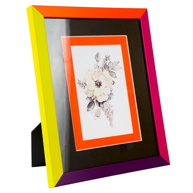 Photo frame Kally colored, 10x15cm photograph, H25.5x20.5x11.5cm