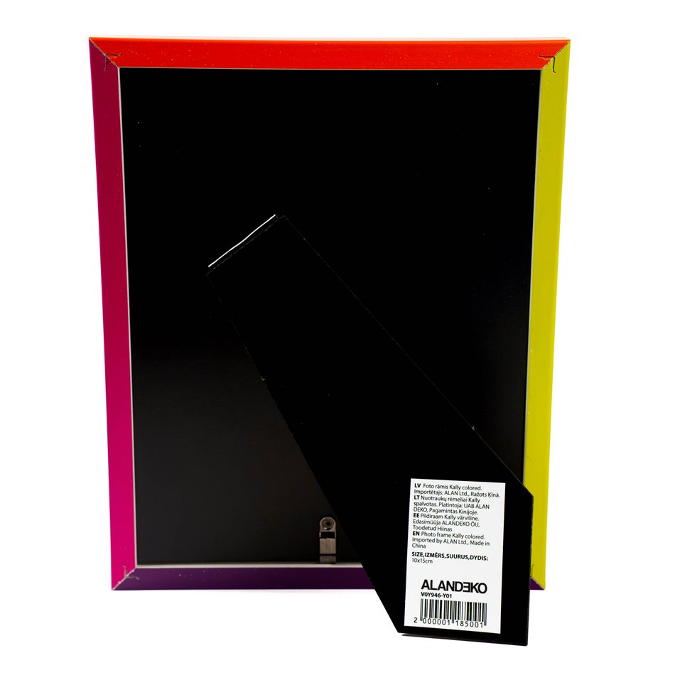 Photo frame Kally colored, 10x15cm photograph, H25.5x20.5x11.5cm