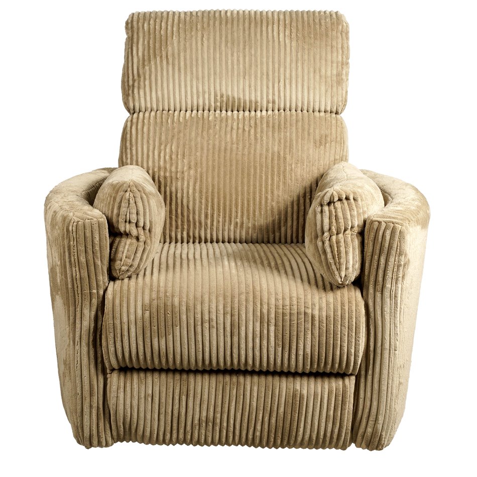 Electric recliner/rocking chair Hoka 02, light brown, rotatable 180 degrees, H89-106x101x98-168cm, seat height 50-57cm