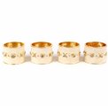 Napkin ring Palencija set of 4, H3.5cm, D4cm