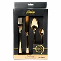 Набор столовых приборов Maku Cutlery gold на 4 персон, 16 шт., золотой цвет, H5.5x17x29cm