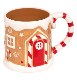 Mug Gingerbread house, 500ml, H15x10,5x10,4cm