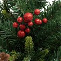 X-mas artificial tree LED pot kappi, H90cm, D50cm