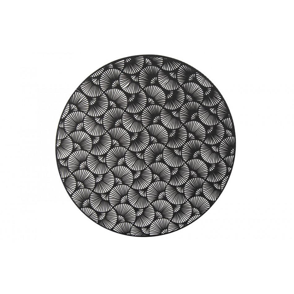 Placemat Antillo black, D38cm