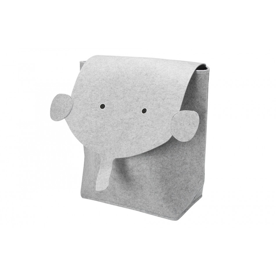 Felt basket Elephant, 44x26x55cm