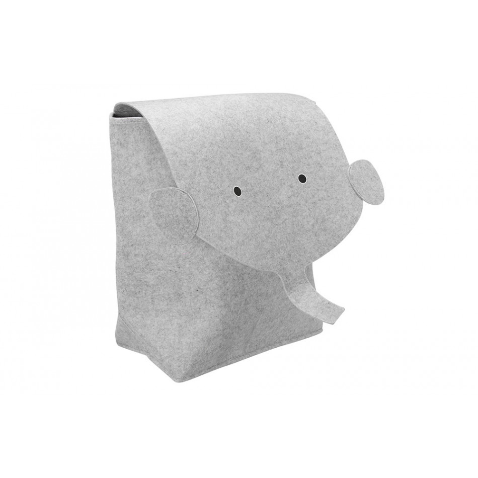 Felt basket Elephant, 44x26x55cm