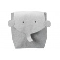 Felt basket Elephant, 44x26x55cm
