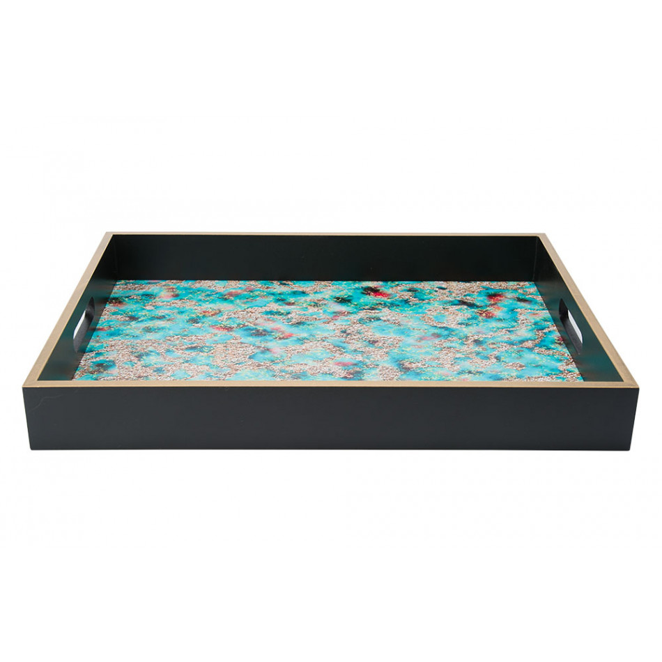 Tray, wooden, 34x24x4.5cm